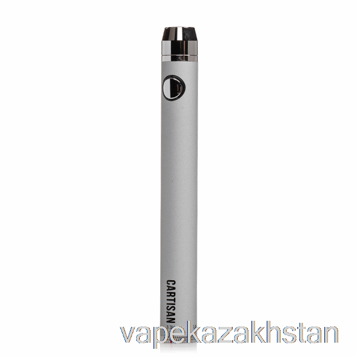 Vape Kazakhstan Cartisan eGo Spinner Twist 900 510 Battery Silver